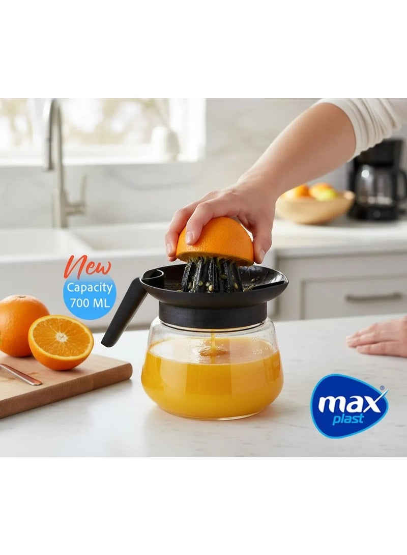 ماكس بلاست عصارة ڤيتا مزودة بأبريق شفاف بسعة 700 مللي مع علامات قياس لسهولة متابعة كمية العصير - Image 1